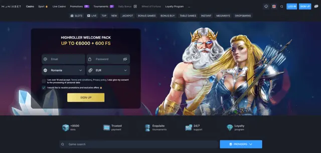 Monixbet Casino Nederland – Officiële Online Casino 2026 image 1