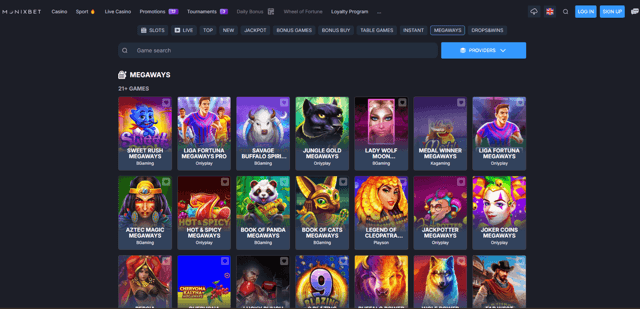 Monixbet Casino Bonussen en Promocodes 2026 image 2